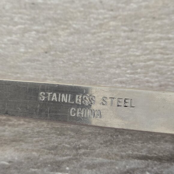 Vintage Ekco WhiteHandled Slotted Serving Cooking Spoon Kitchen Utensils - Picture 2 of 4